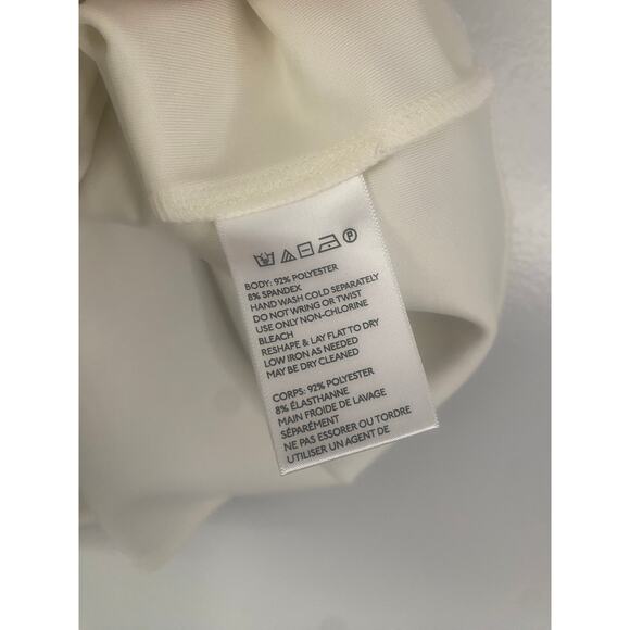 Silence + Noise White Pleated Mini‎ Skirt Size Large - Picture 4 of 4